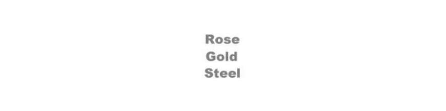 Piercing Wholesale - 18K Rose Gold Steel 316L Circular Barbell & Horseshoe