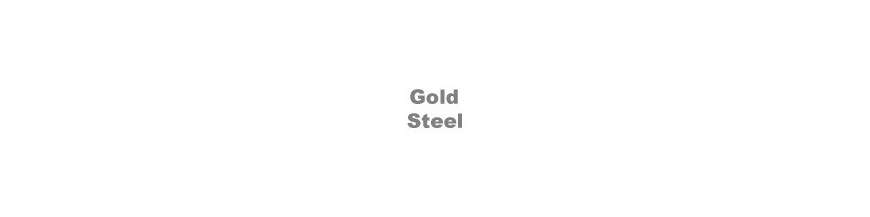 Klemm Zubehör für Piercings in 18K Gold Steel 316L